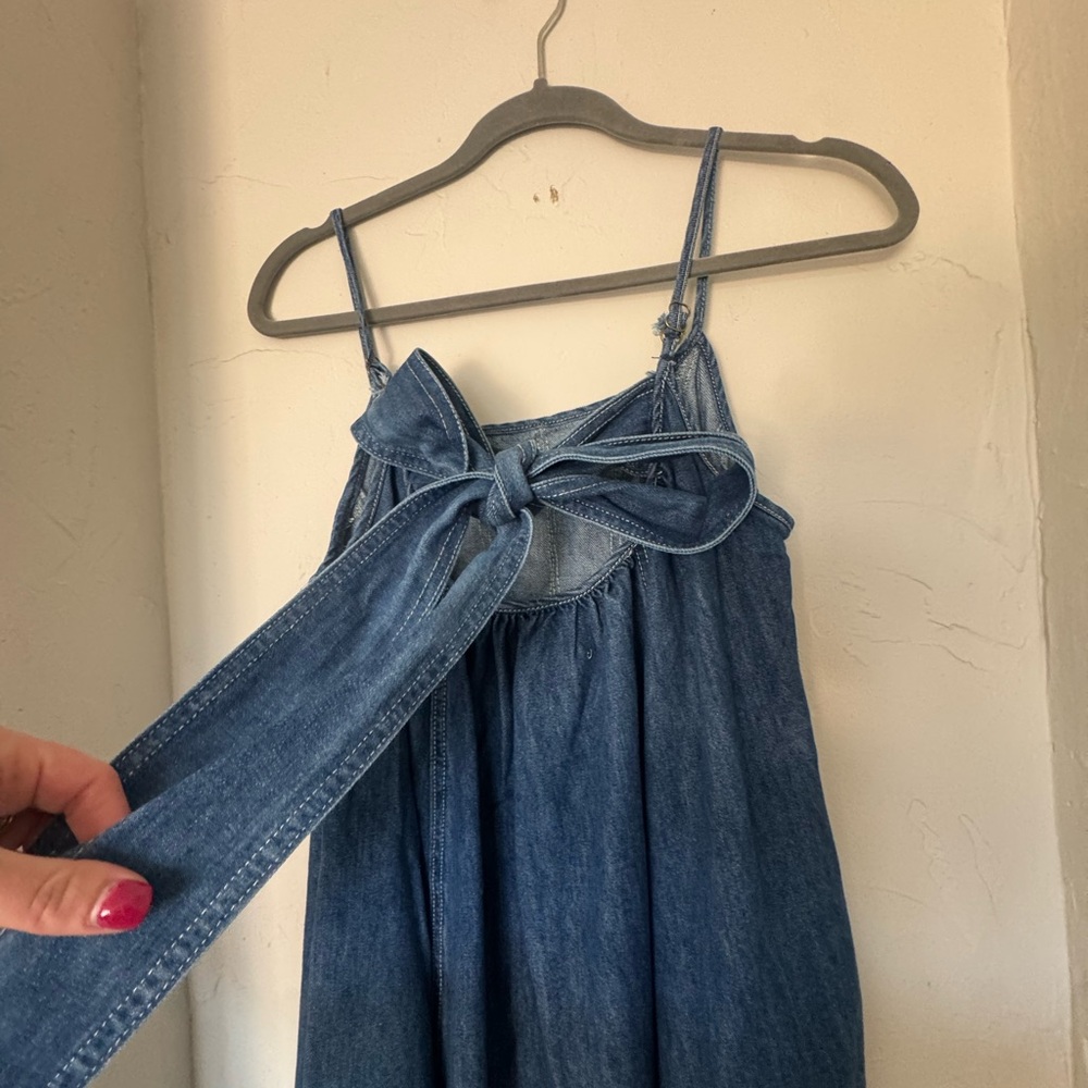 Denim Maxi Dress - Picture 9 of 13
